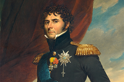Kronprins Karl (XIV) Johan porträtt av François Gerard Bernadottegalleriet Kungliga slottet